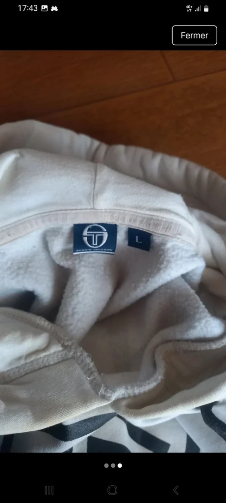 Sweat-shirt à capuche Sergio Tacchini  – photo 3